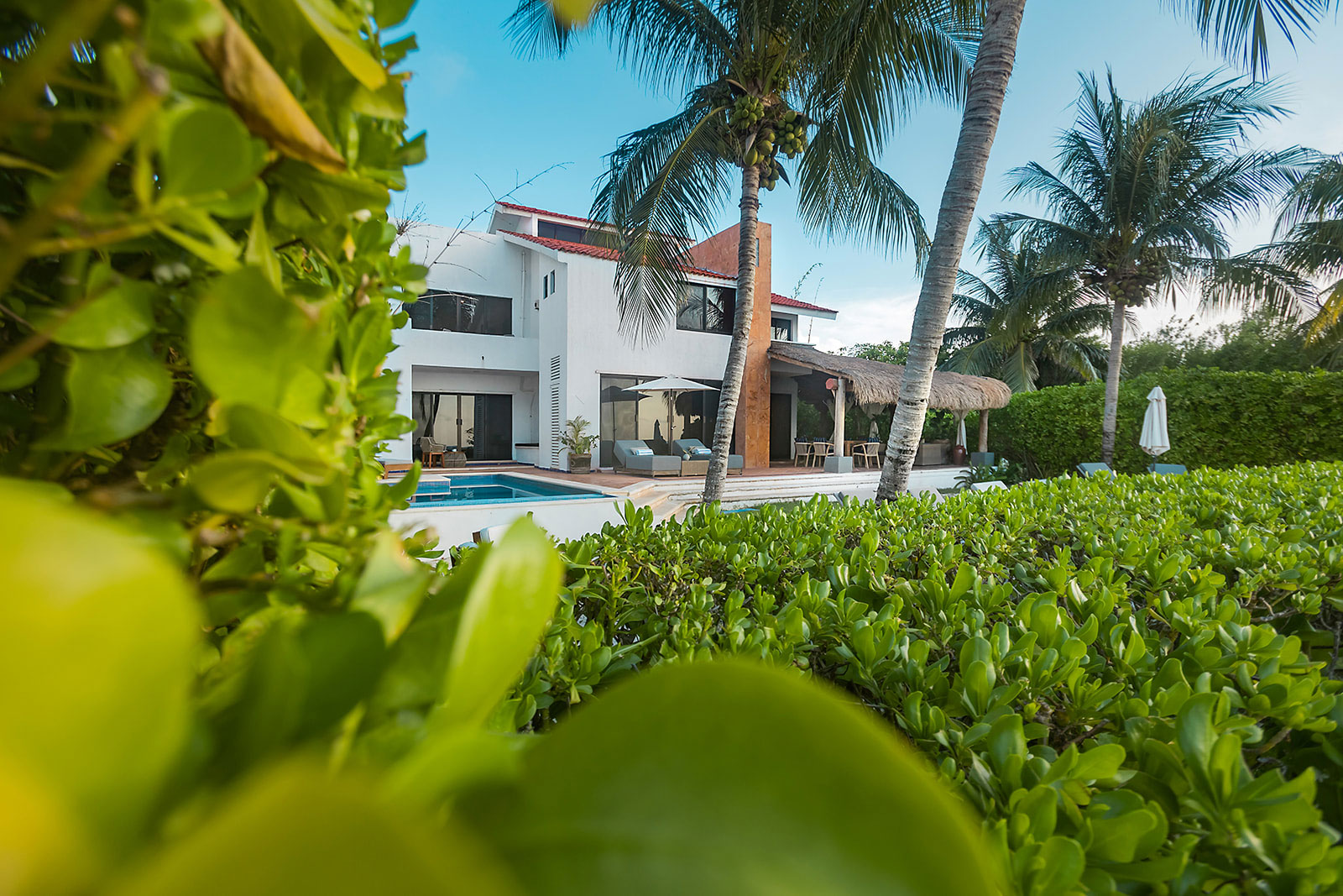 Villa Grace in Tulum Pool, terrace and villa