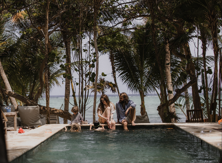 This Christmas, Swap Your Matching Pajamas for Matching Bathing Suits