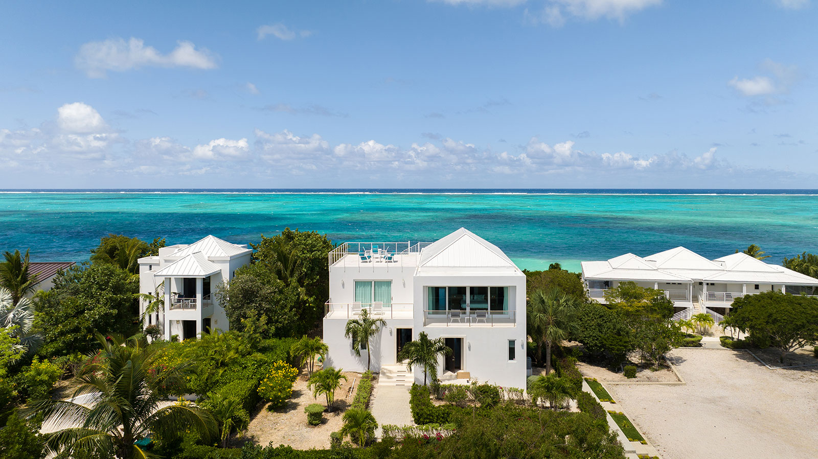 Maya Luxe Luxury Villas Experiences Turks Caicos Sandpebble 12Drone