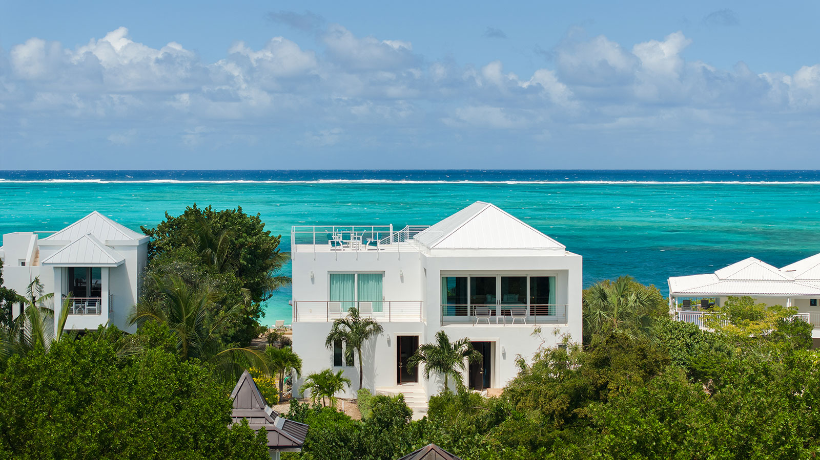 Maya Luxe Luxury Villas Experiences Turks Caicos Sandpebble 5Drone